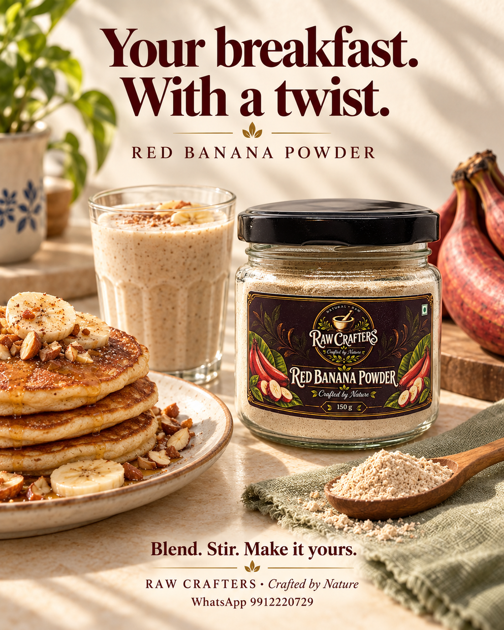 Red Banana Powder 150g