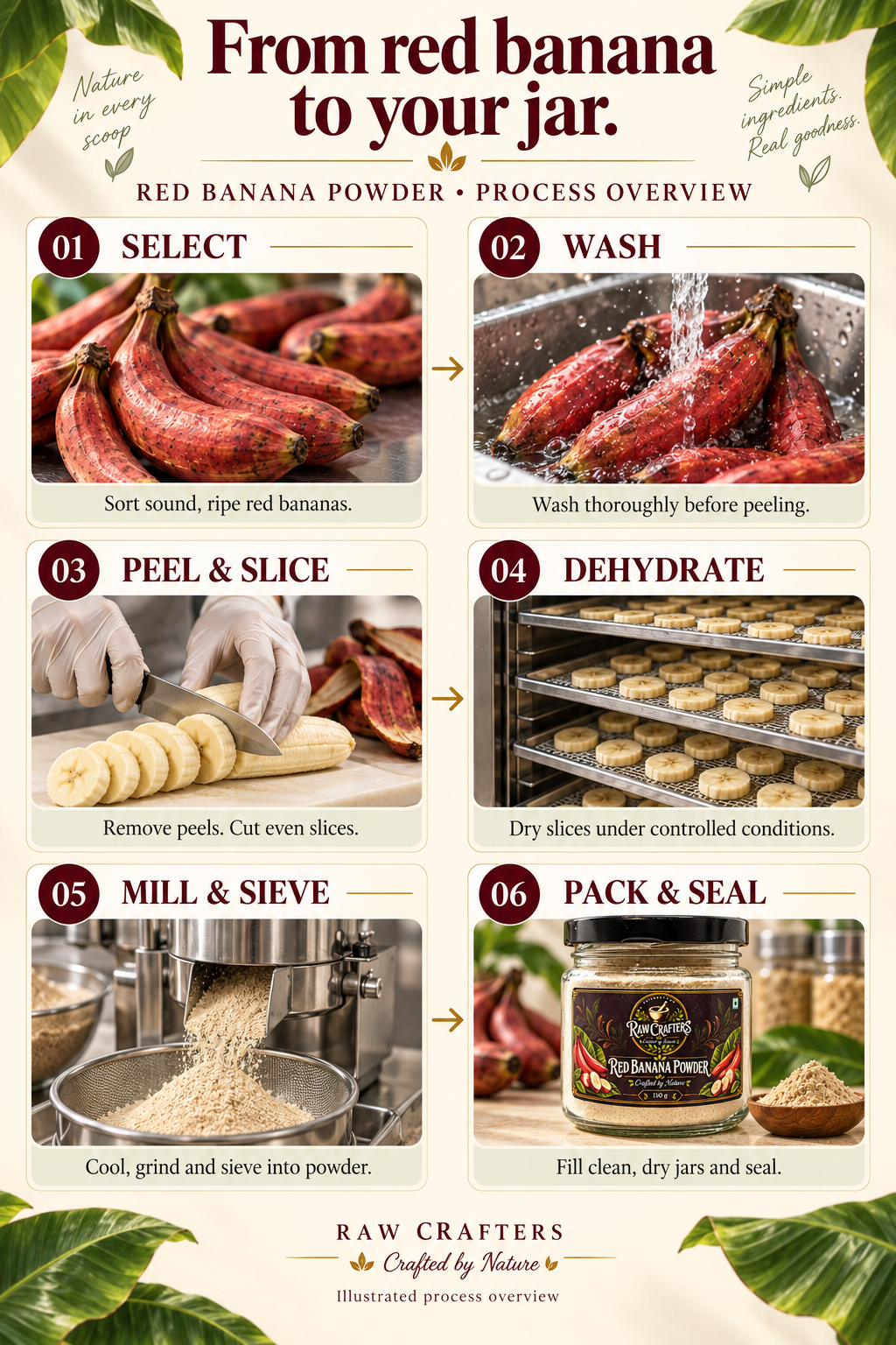 Red Banana Powder 150g
