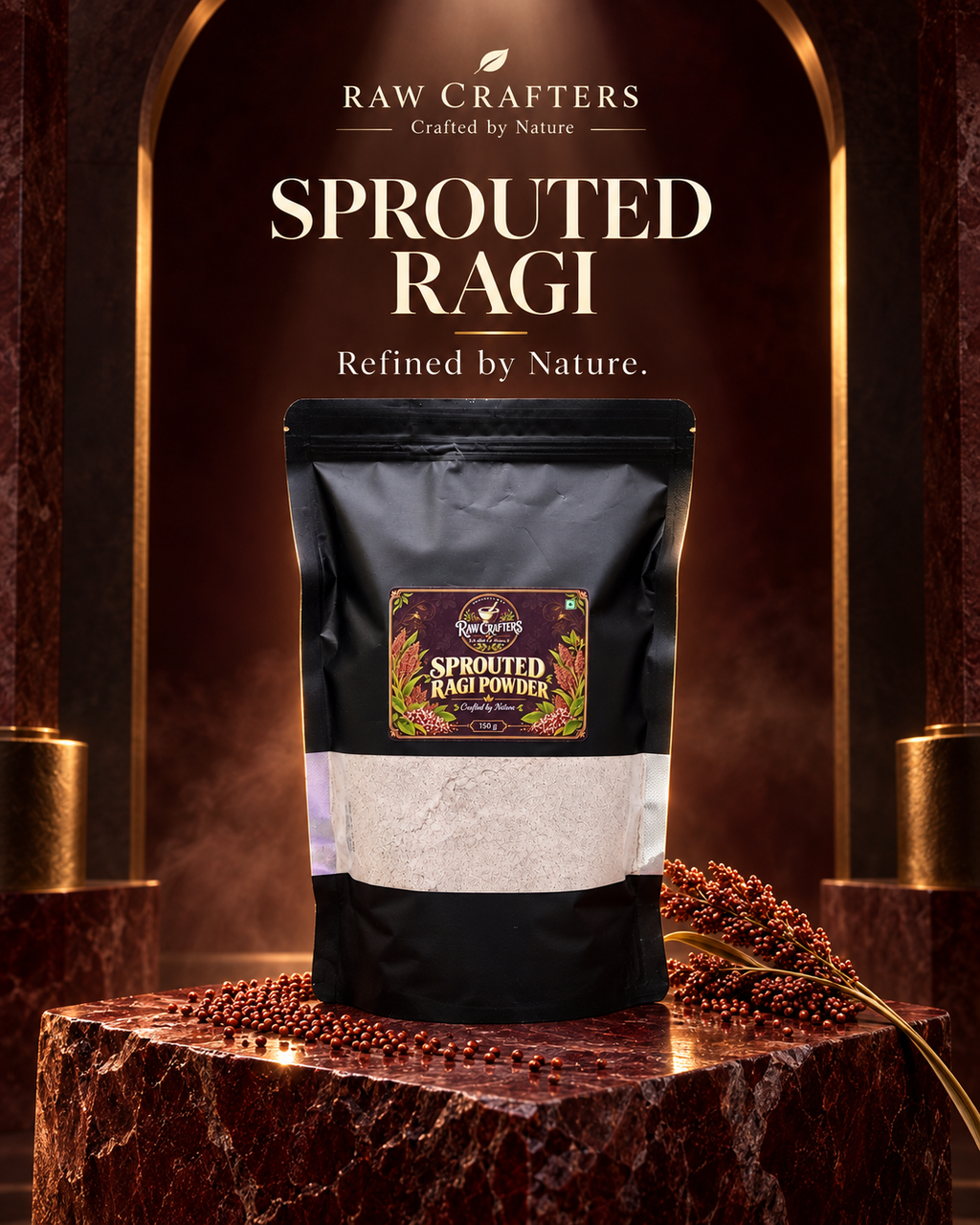 Sprouted Ragi Powder 1Kg