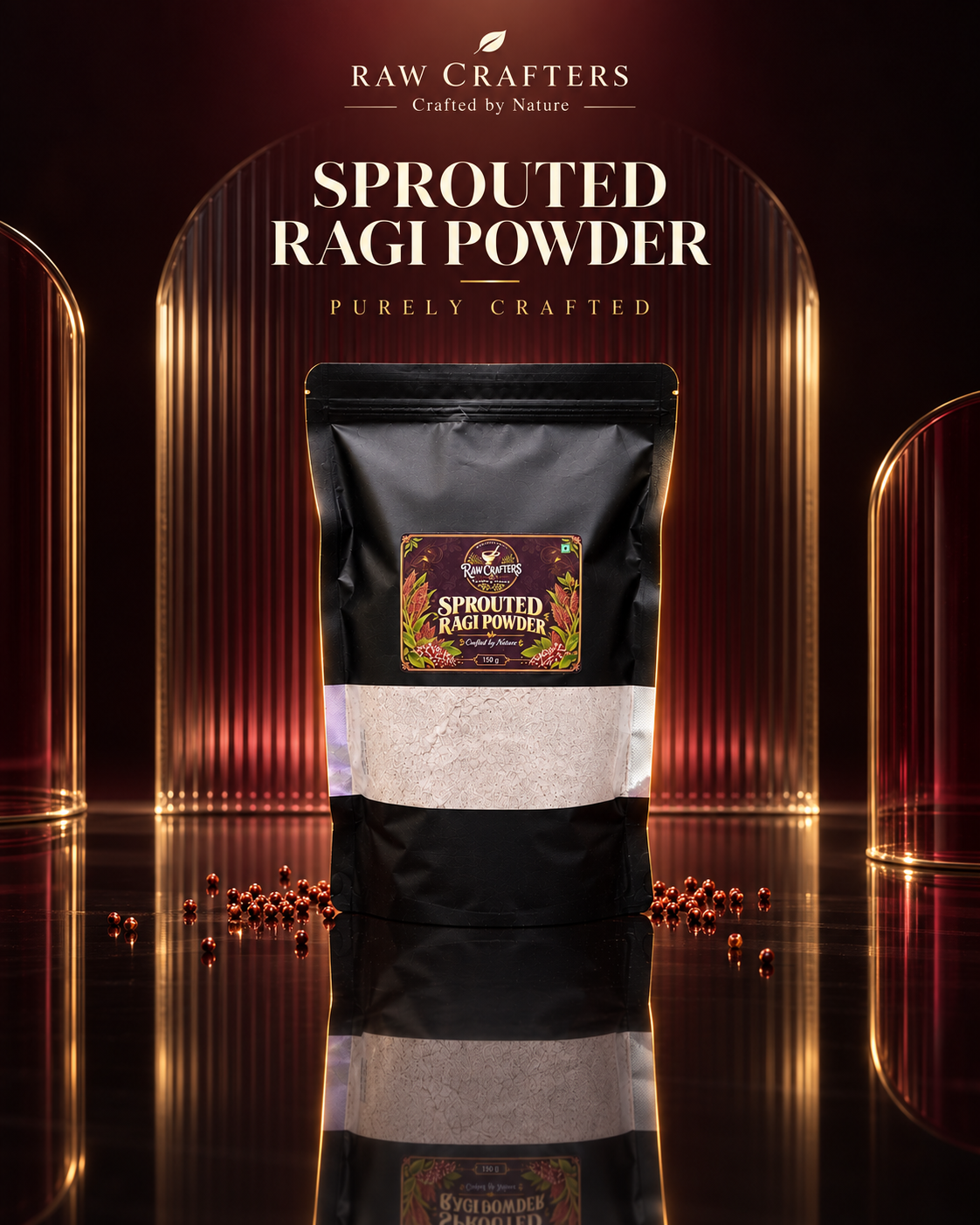Sprouted Ragi Powder 1Kg